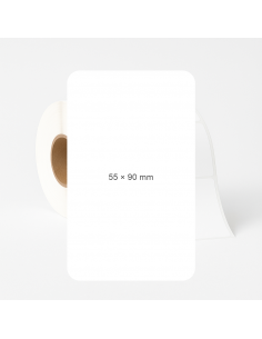 Lipnios etiketės 55x90mm...
