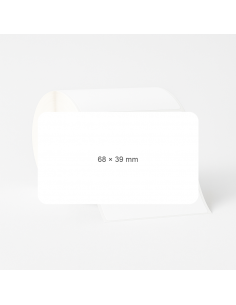 Lipnios etiketės 68x39mm....