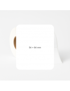 Lipnios etiketės 54x64mm....