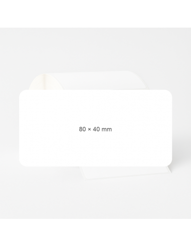 Lipnios etiketės 80x40mm. Thermo.... Lipnios etiketės 80x40mm. Thermo....