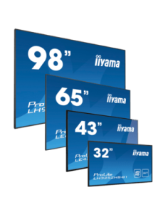 iiyama ProLite LH6565UHSB-B1, 164cm (64,6), 4K, USB, RS232, Ethernet, Wi-Fi, Android, kit (RS232), black