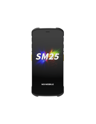 M3 Mobile SM25, 6" FHD+ display, 2.4GHz octa-core, 8GB RAM, 128GB storage, 2D SE5500 imager (smart focus), Wi-Fi 6E, Bluetooth 