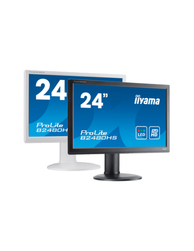 iiyama ProLite XB2497HSN-B1, 23.8", 16:9, 1920x1080 pixels, 1500:1, 350 cd, 178/178°, 1ms, Display Port, HDMI, USB, VESA, blac