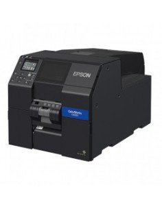 Spalvotas lipdukų spausdintuvas Epson ColorWorks CW-C6500Ae, cutter, disp., USB, Ethernet, black