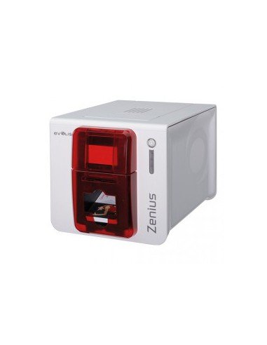 Kortelių spausdintuvai Evolis Zenius Classic, single sided, 12 dots/mm (300 dpi), USB, red