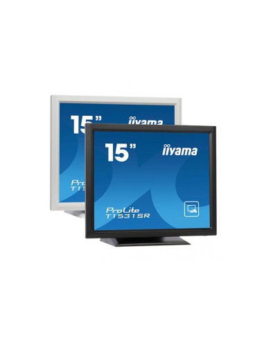 iiyama ProLite T1521MSC, 38.1 cm (15''), Projected Capacitive, 10 TP, black