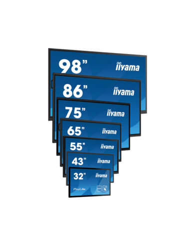 iiyama ProLite IDS, 165 cm (65''), infrared, 4K, USB, USB-C, RS232, Ethernet, Wi-Fi, Android, kit (USB), black