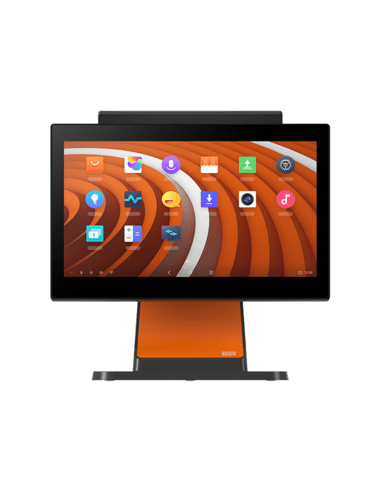 SUNMI D2s LITE, Mono Screen, 39.6 cm (15,6''), Full HD, USB, BT, Ethernet, Wi-Fi, Android, black, orange