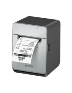 Epson TM-L100, 8 dots/mm (203 dpi), cutter, linerless, USB, Lightning, Ethernet, black