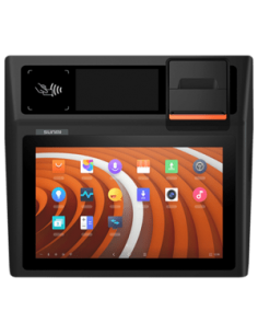 SUNMI D2 MINI, 25,7cm (10,1), CD, USB, RS232, BT, Ethernet, Wi-Fi, Android, black, orange