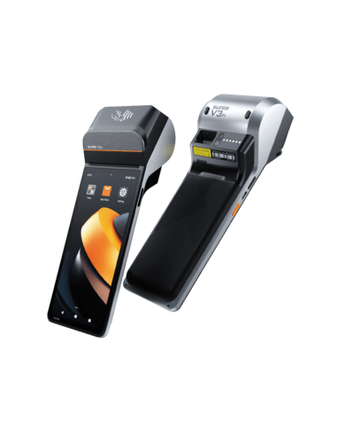 SUNMI V3H, Android GMS EDLA, 2D, GPS, USB-C, BT (BLE, 5.0), Wi-Fi, eSIM, 4G, NFC, Android
