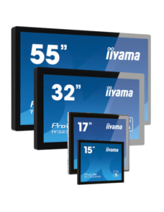 iiyama ProLite OTF2216MC-B1, 55.9 cm (22), Projected Capacitive, 10 TP, Full HD, Ethernet, kit (USB), black