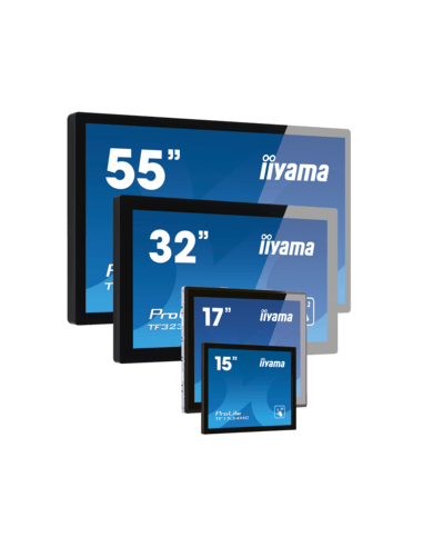 iiyama ProLite TF1015MC-B3, 25,7cm (10,1), Projected Capacitive, 10 TP, USB, Ethernet, kit (USB), black