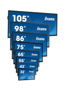 iiyama ProLite TW2424AS-B1, Projected Capacitive, 10 TP, Full HD, USB, USB-C, Ethernet, Android, black