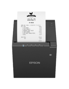 Epson TM-m30III, 8 dots/mm (203 dpi), cutter, USB, USB-C, Ethernet, Wi-Fi, NFC, black