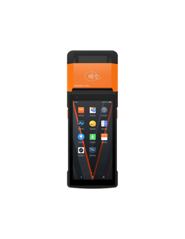 SUNMI V2s, 14 cm (5.5), GPS, USB-C, BT, Wi-Fi, 4G, Android, kit (USB), GMS